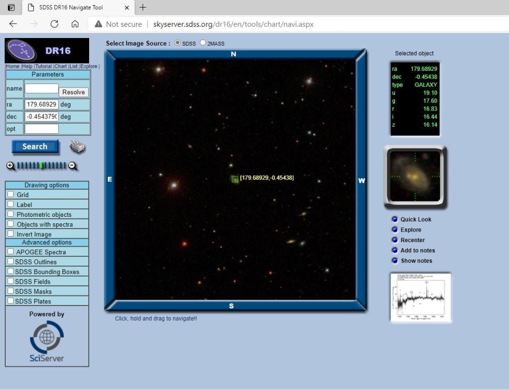 Telescope software clearance